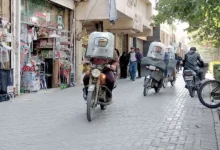موتورسواران متخلف در پیاده‌رو