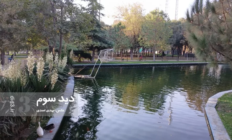 حوض پارک ملت قزوین | عکس: مهدی ترکمان اسدی