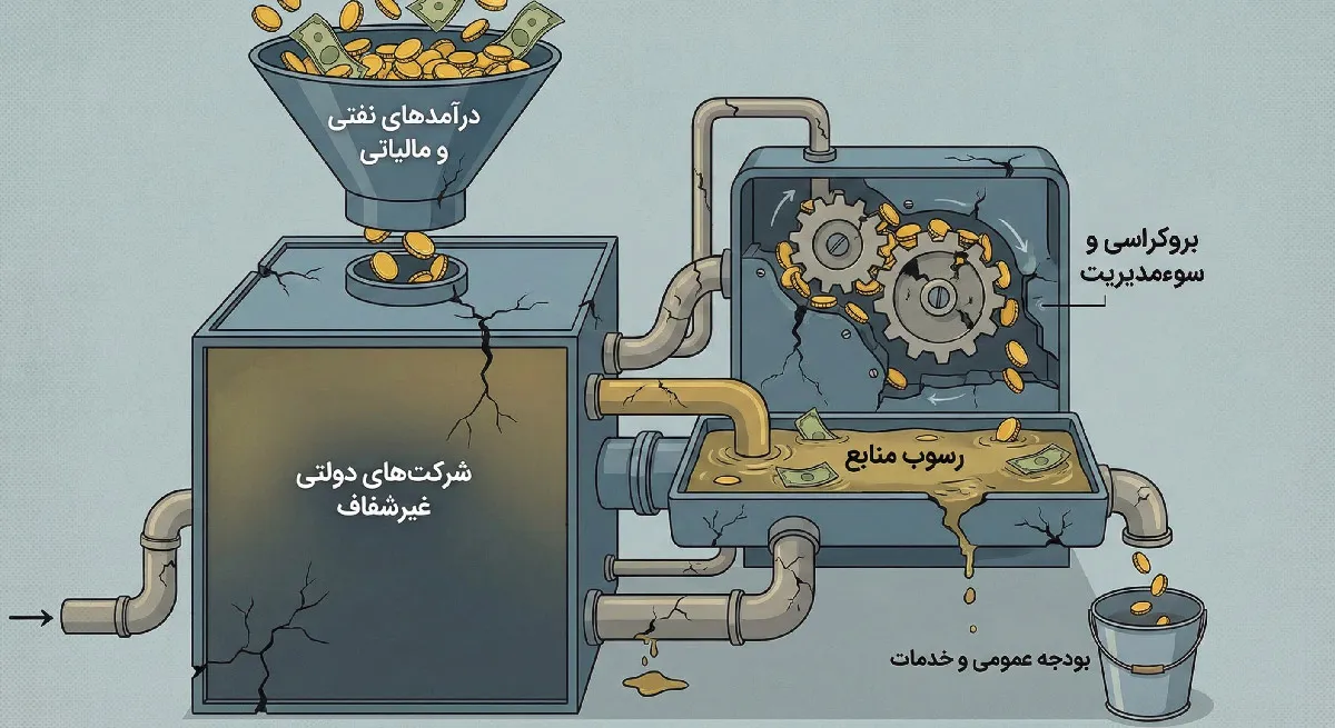 دلایل کسری بودجه ایران