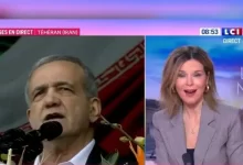 گزارش زنده شبکه LCI فرانسه از راهپیمایی ۲۲ بهمن