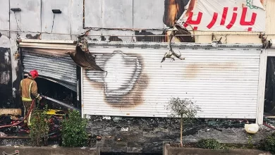 آتشسوزی بازار بزگ جنت تهران